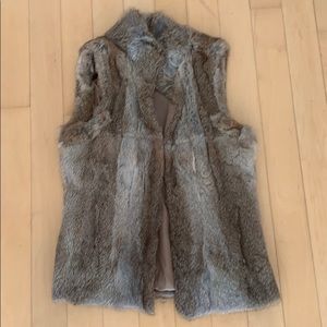 Michael Kors rabbit fur vest